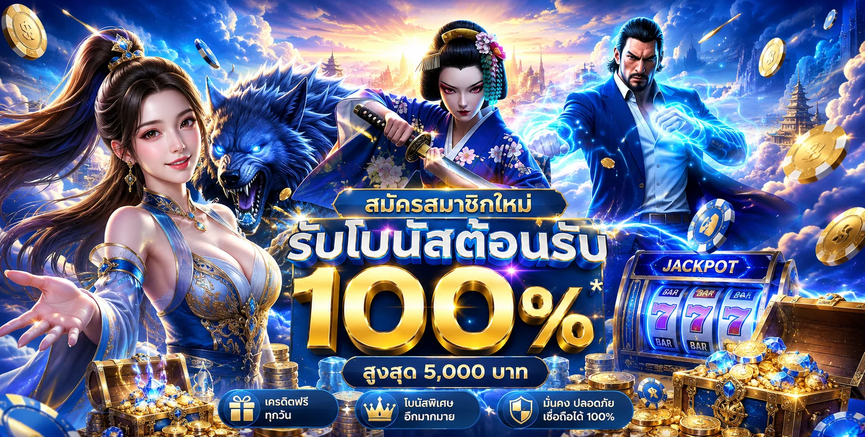 โปรโมชั่น PGFANS888 เครดิตฟรี โบนัสต้อนรับสมาชิกใหม่