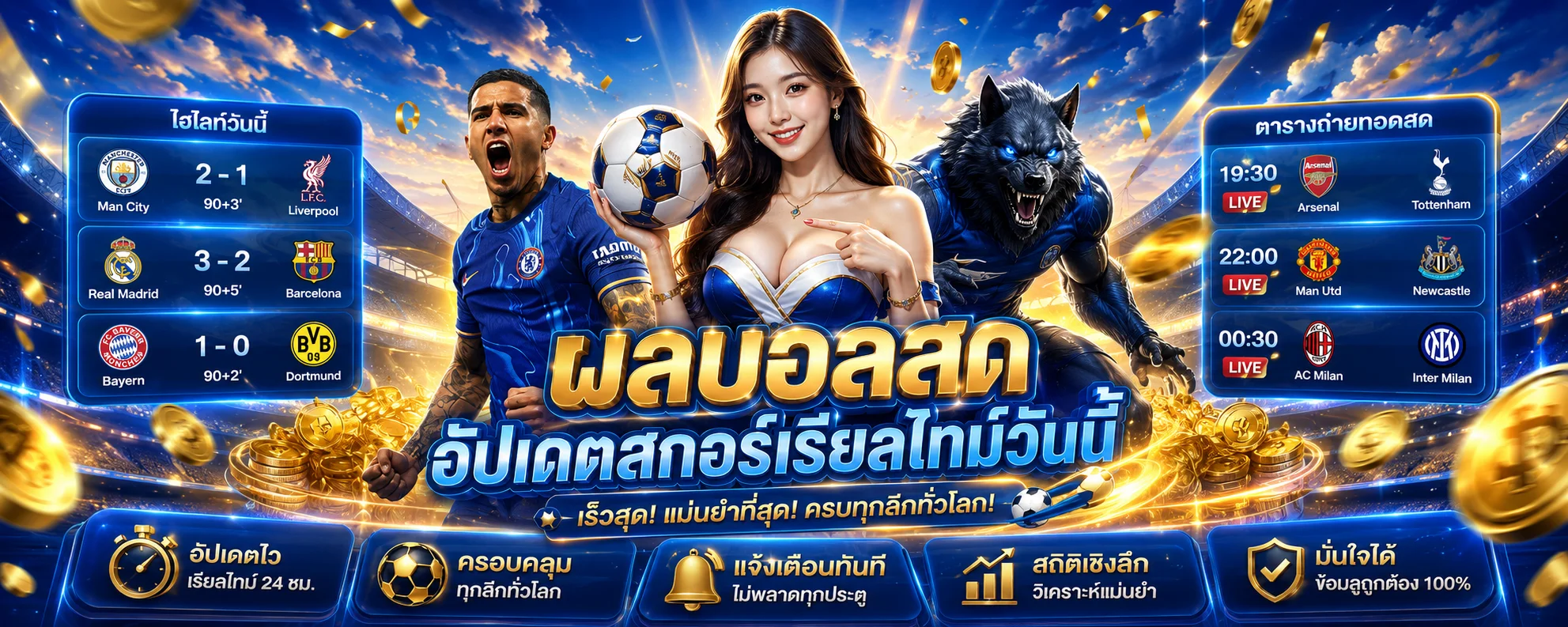 ผลบอลสด PGFANS888 อัปเดตสกอร์เรียลไทม์ทุกลีก